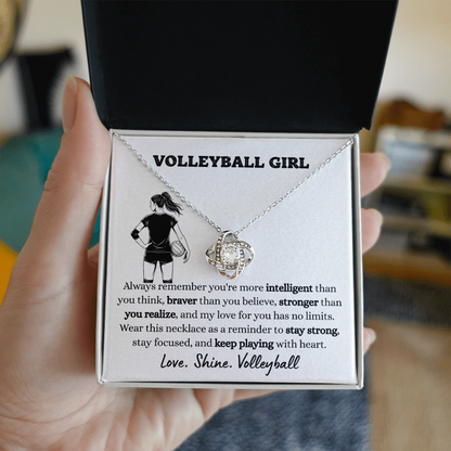 Volleyball Birthday Gift Necklace for Her Sports  Spirit Jewelry