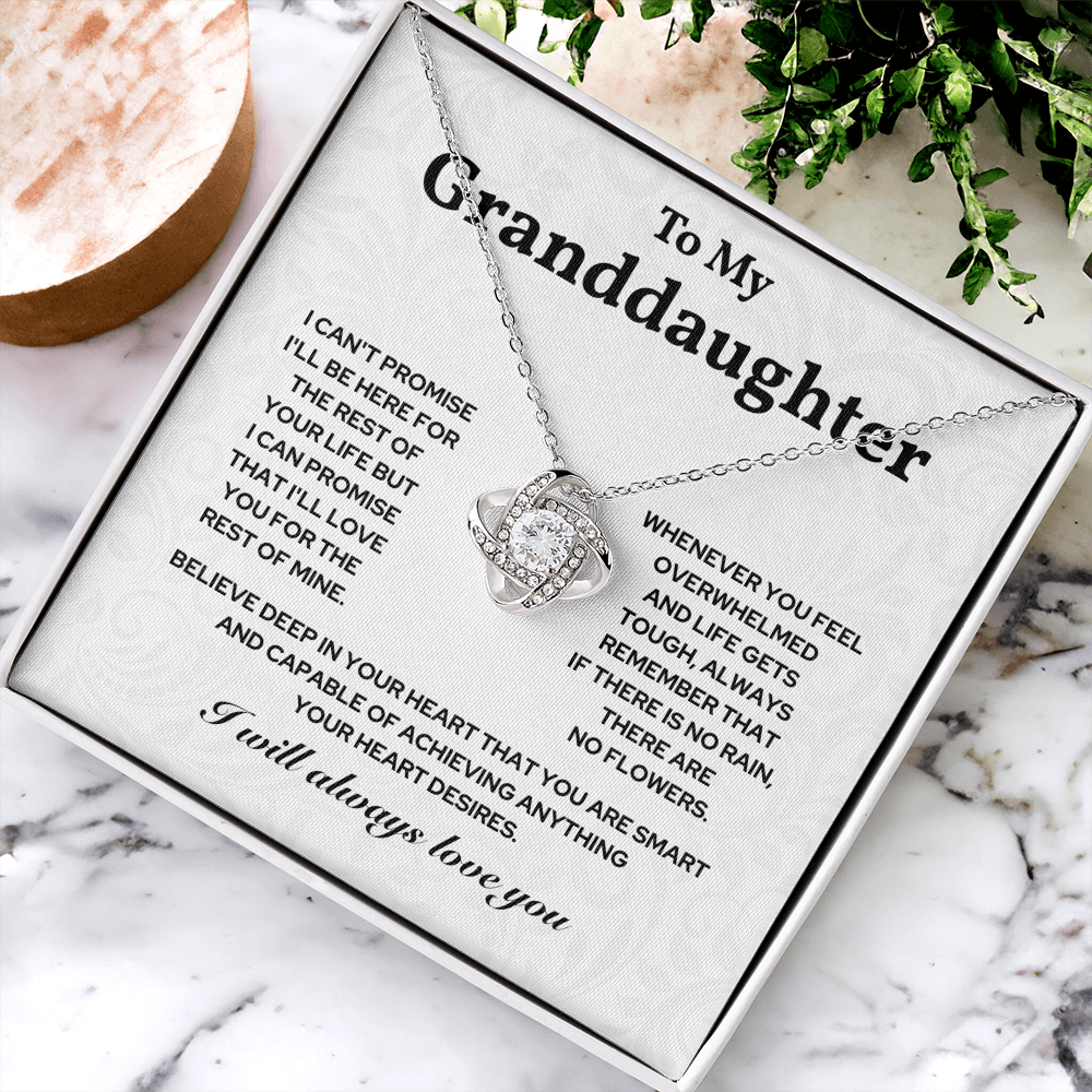 Granddaughter Necklace, Every sparkle whispers her name