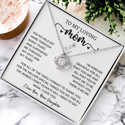 Necklace For Mom from Son, When Your Mom Wears It, She shines brighter