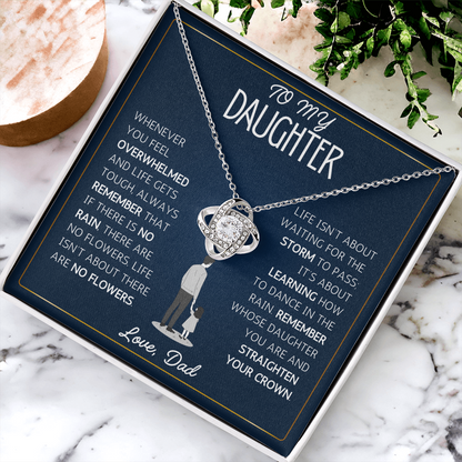 Mother Daughter Necklace, She shines without even trying in this piece