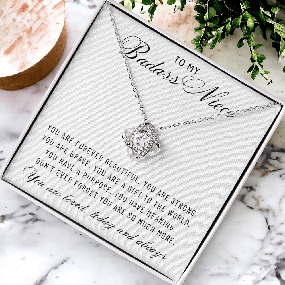 Aunt Niece Necklace, Birthday Gifts for Niece