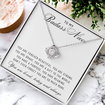 Aunt Niece Necklace, Birthday Gifts for Niece