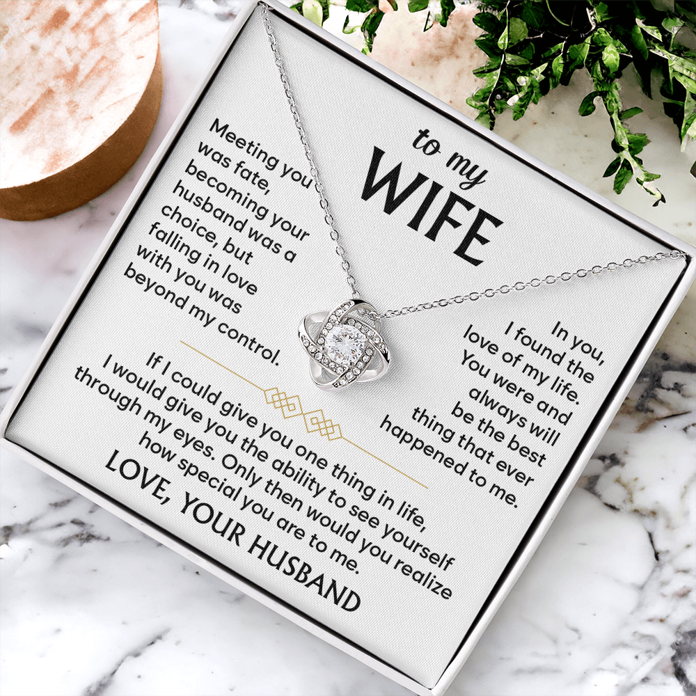 Wife Necklace, Anniversary Gifts for Wife