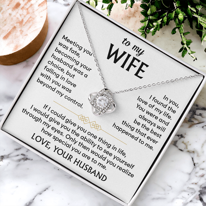 Wife Necklace, Anniversary Gifts for Wife