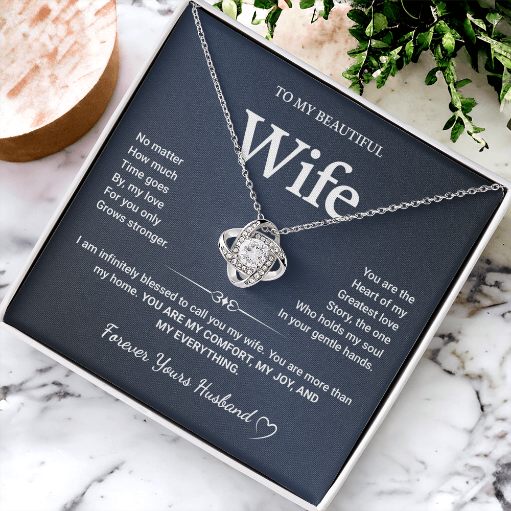 To My Beautiful Wife - Necklaces for Wife From Husband