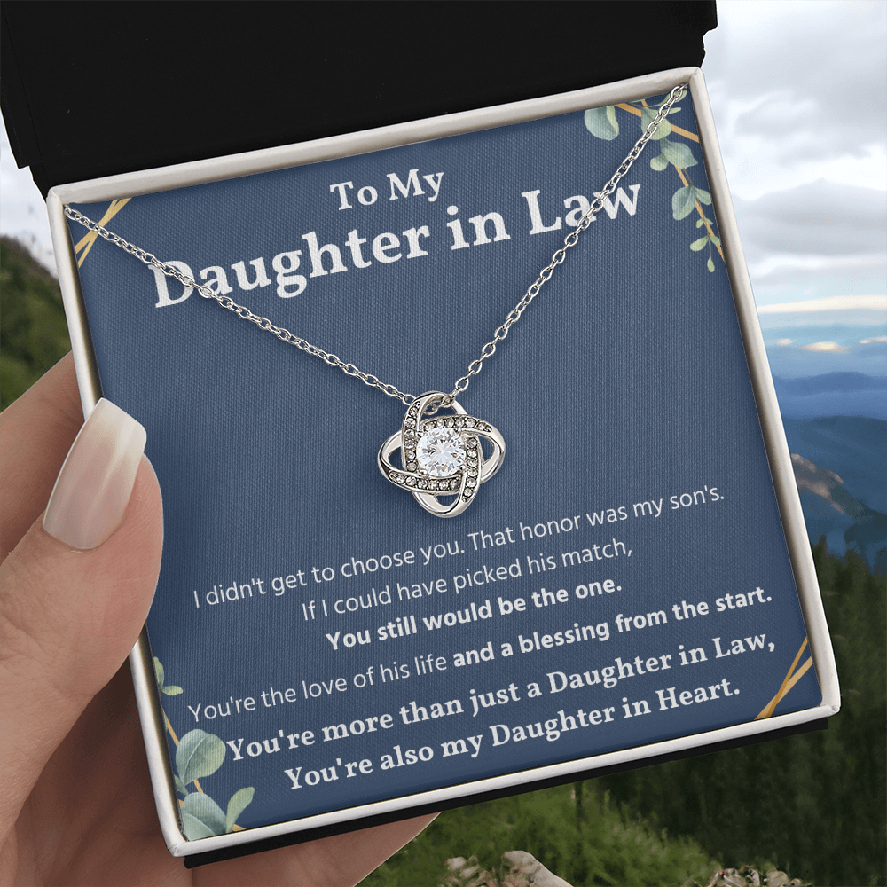 Daughter In Law Necklace, Valentines Day Gifts for Her