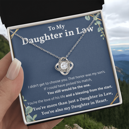 Daughter In Law Necklace, Valentines Day Gifts for Her