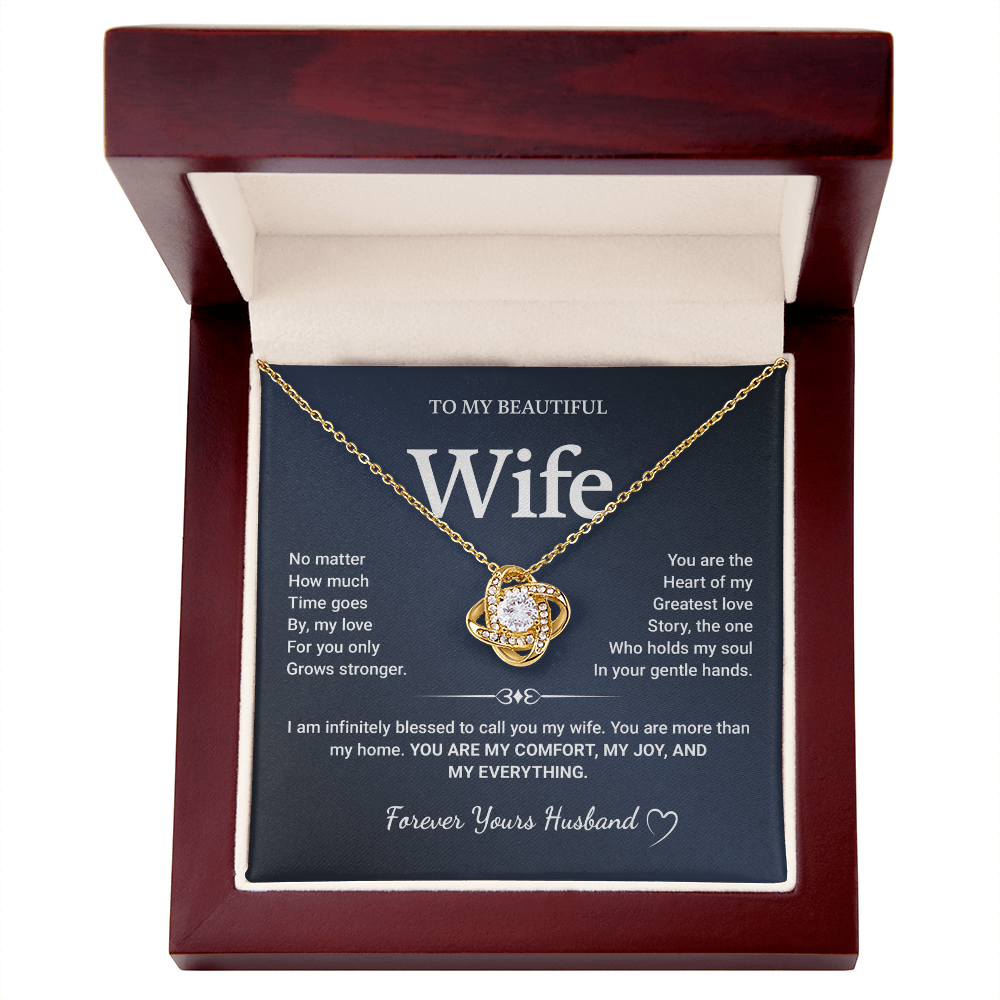 To My Beautiful Wife - Necklaces for Wife From Husband