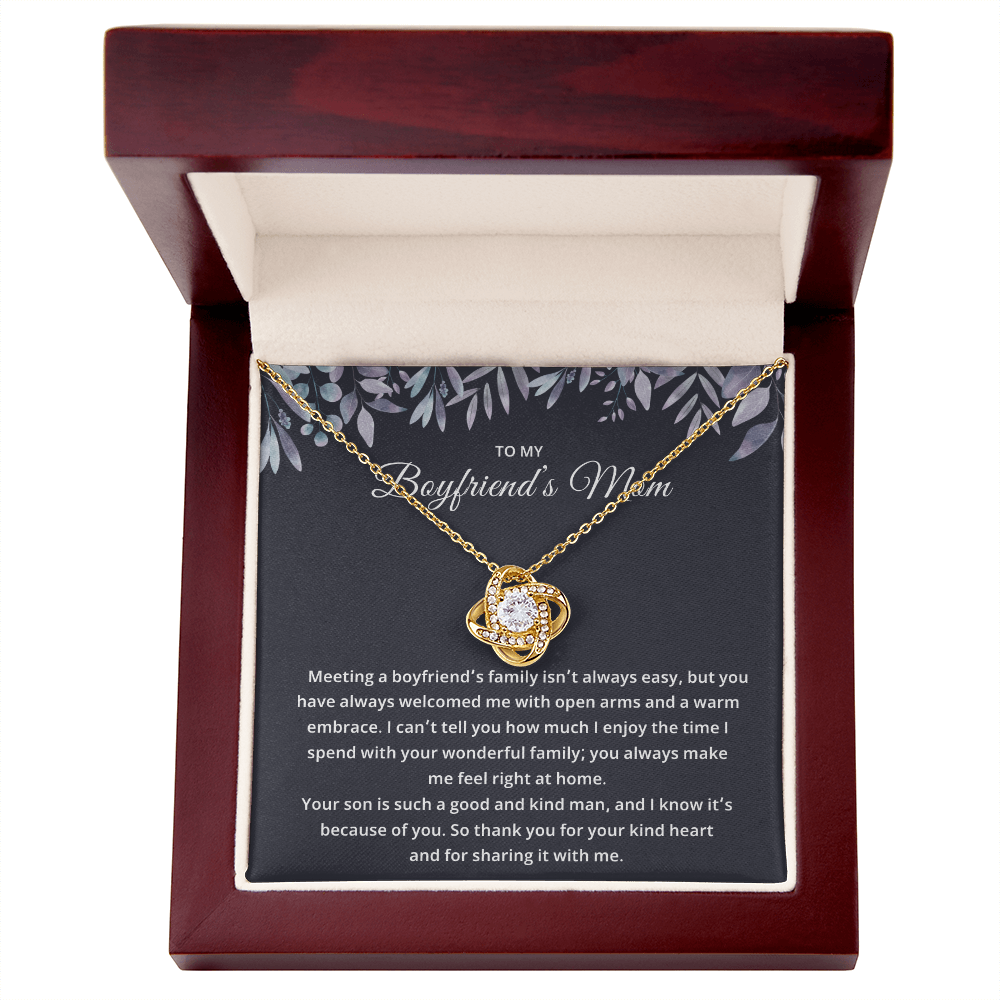 Boyfriend's Mom Gifts From Girlfriend – Necklace for Her, Mother's Day or Birthday Gift