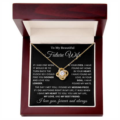 To My Future Wife Necklace, Valentines Day Gifts for Her