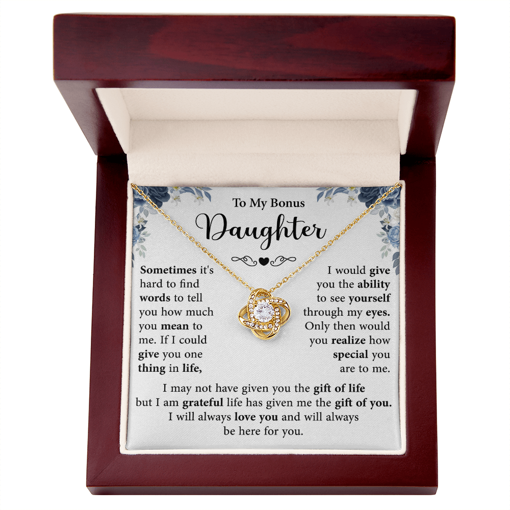 To My Step Daughter Necklace, Birthday Gift for her