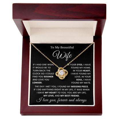 Wife Gifts for  Valentines Day Neckalce, When Your Wife Were This Necklace She Look's Beautiful