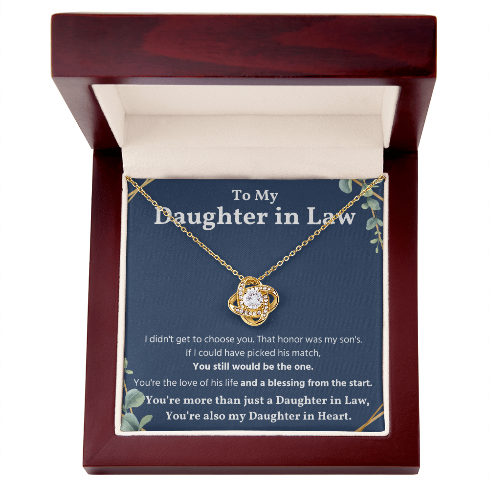 Daughter In Law Necklace, Valentines Day Gifts for Her