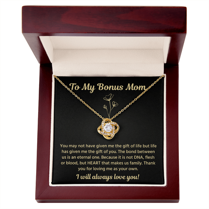 Stepmom Birthday Gifts, 14k White Gold Necklace