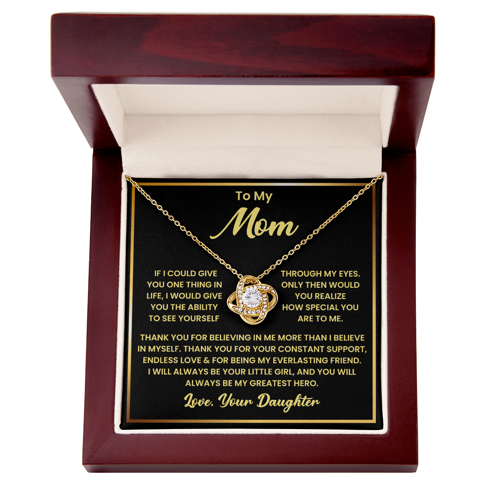 Mothers Day Necklace From Son Daughter to Mom Gifts, Loving Mother Necklace