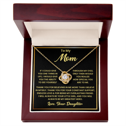 Mothers Day Necklace From Son Daughter to Mom Gifts, Loving Mother Necklace