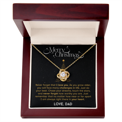 To My Daughter Necklace, Christmas Gifts for Her