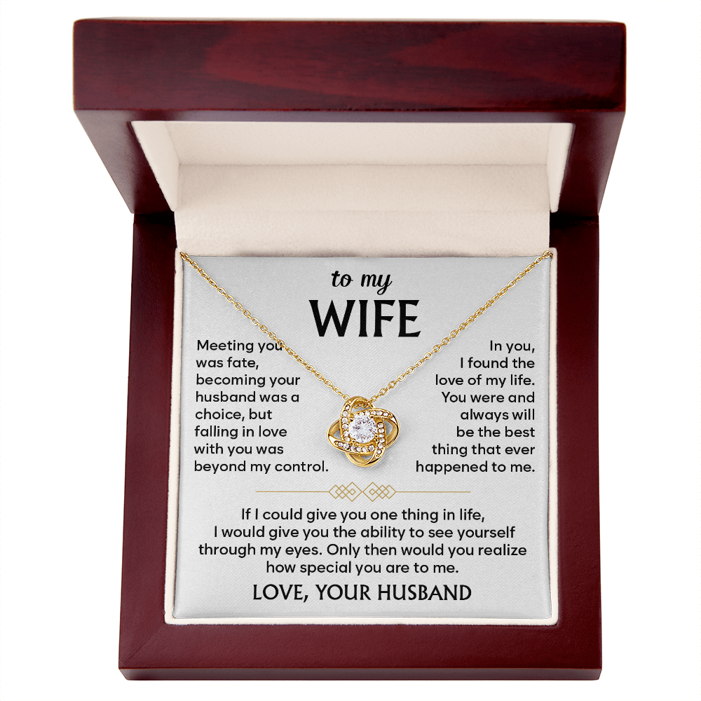 Wife Necklace, Anniversary Gifts for Wife