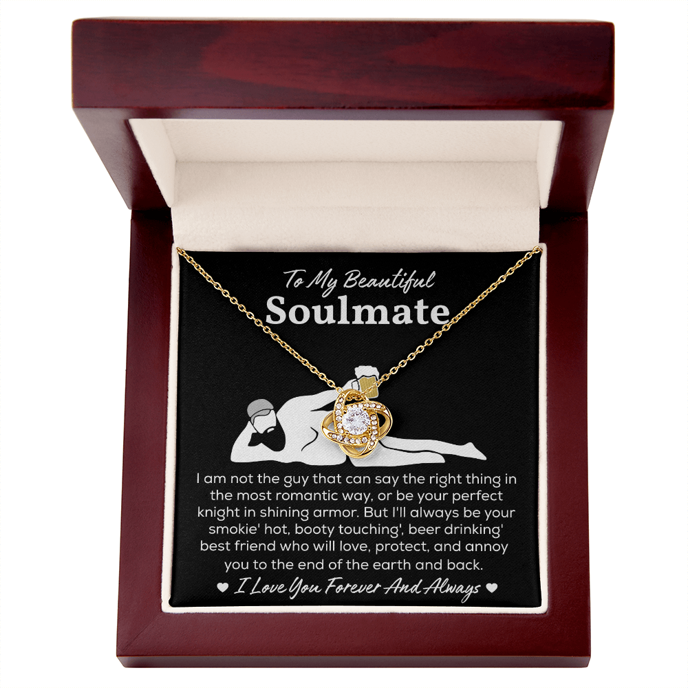 Soulmate Necklace For Her, When She Wears It, Your Soulmate Shines