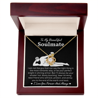 Soulmate Necklace For Her, When She Wears It, Your Soulmate Shines