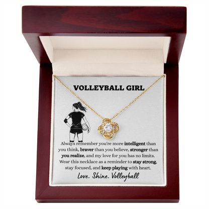 Volleyball Birthday Gift Necklace for Her Sports  Spirit Jewelry