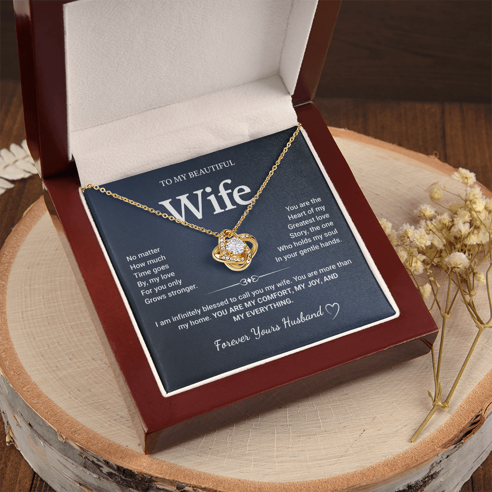 To My Beautiful Wife - Necklaces for Wife From Husband