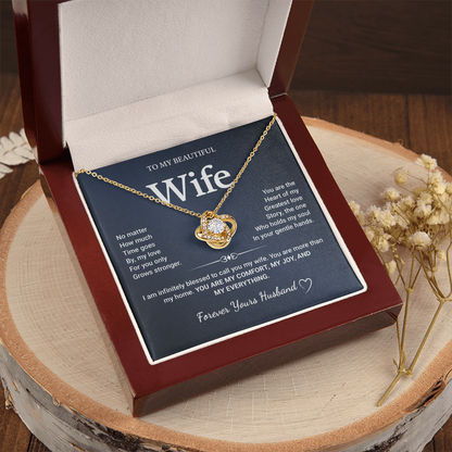 To My Beautiful Wife - Necklaces for Wife From Husband