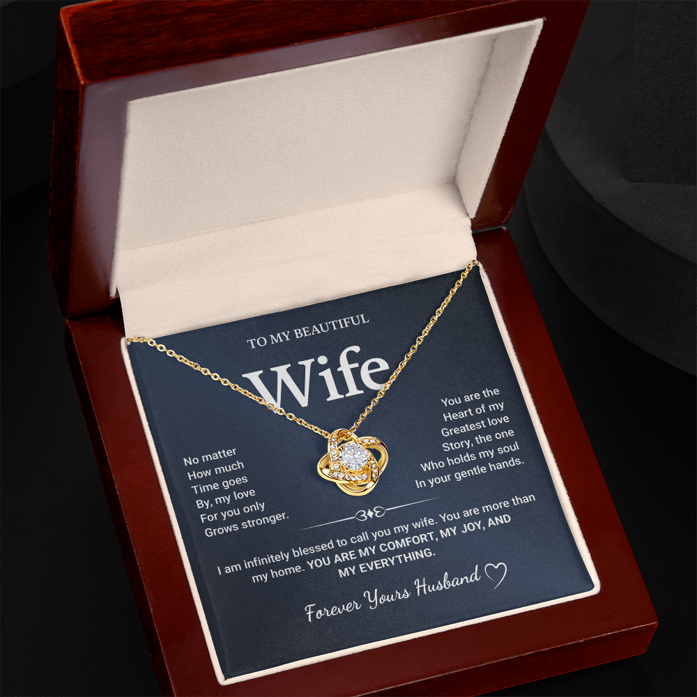 To My Beautiful Wife - Necklaces for Wife From Husband