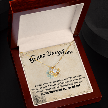 Jewelry Gifts for Stepdaughter at Wedding, Necklaces for Stepdaughter From Stepdad