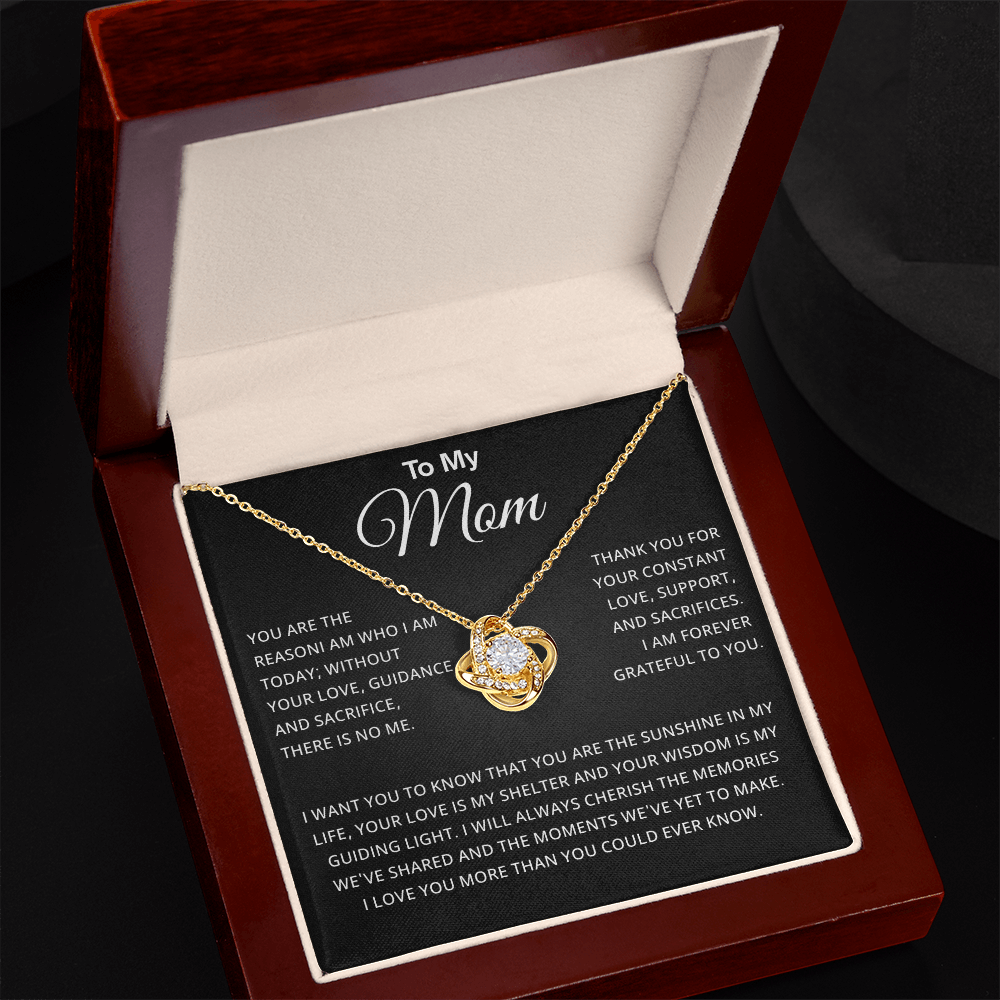 To My Mom Love & Gratitude Gift, Thank You for Making Me Who I Am