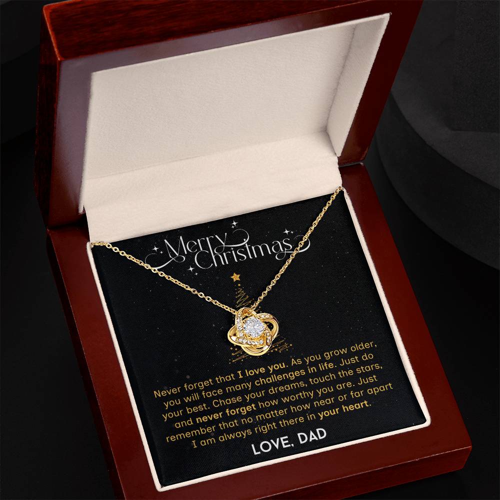 To My Daughter Necklace, Christmas Gifts for Her