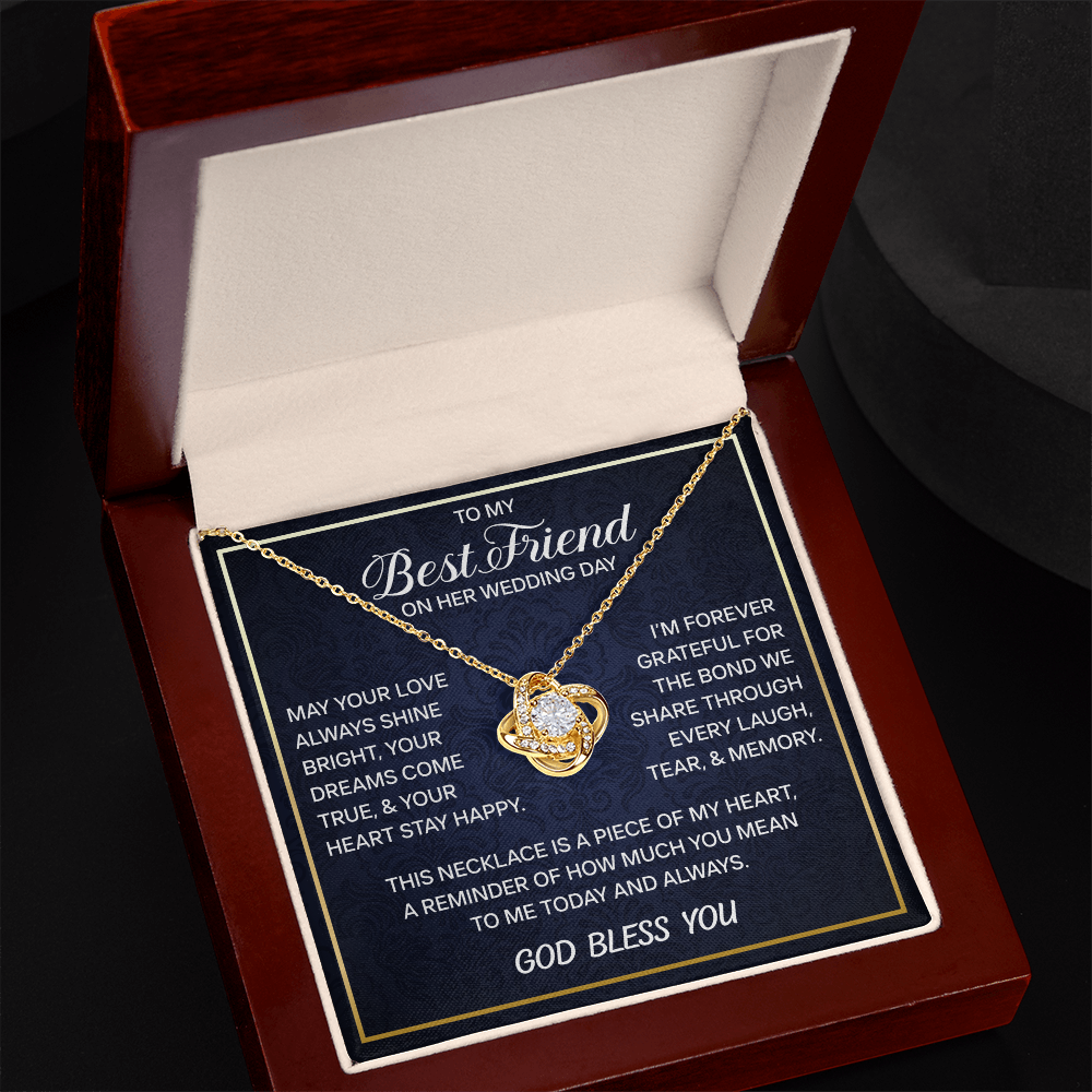 Pendant Necklaces For Best Friend - Wedding Gift For Her