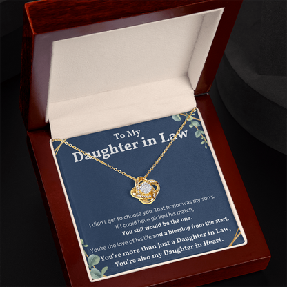 Daughter In Law Necklace, Valentines Day Gifts for Her
