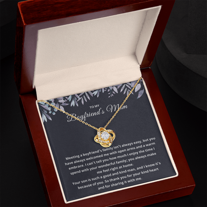 Boyfriend's Mom Gifts From Girlfriend – Necklace for Her, Mother's Day or Birthday Gift