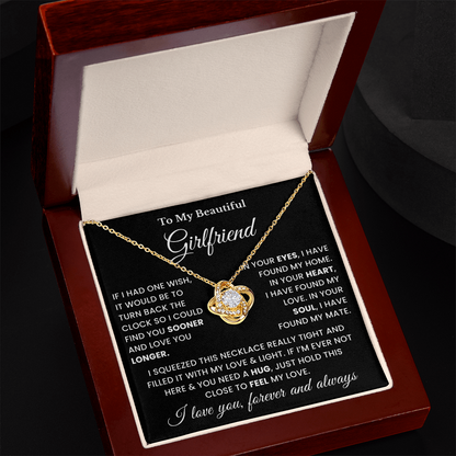 Girlfriend Necklace from Boyfriend, Valentines Day Gifts for Her