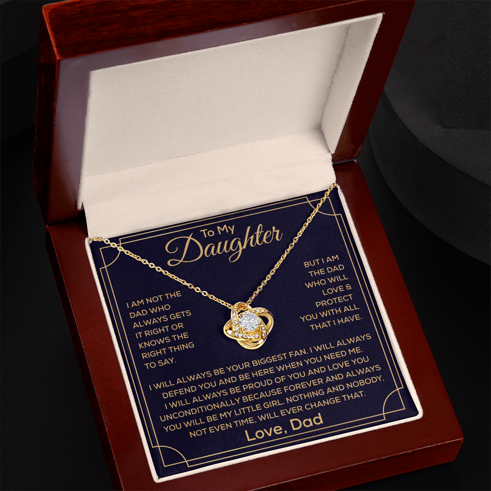 To My Beautiful Daughter Necklace, It Enhances The Magic In Her Smile