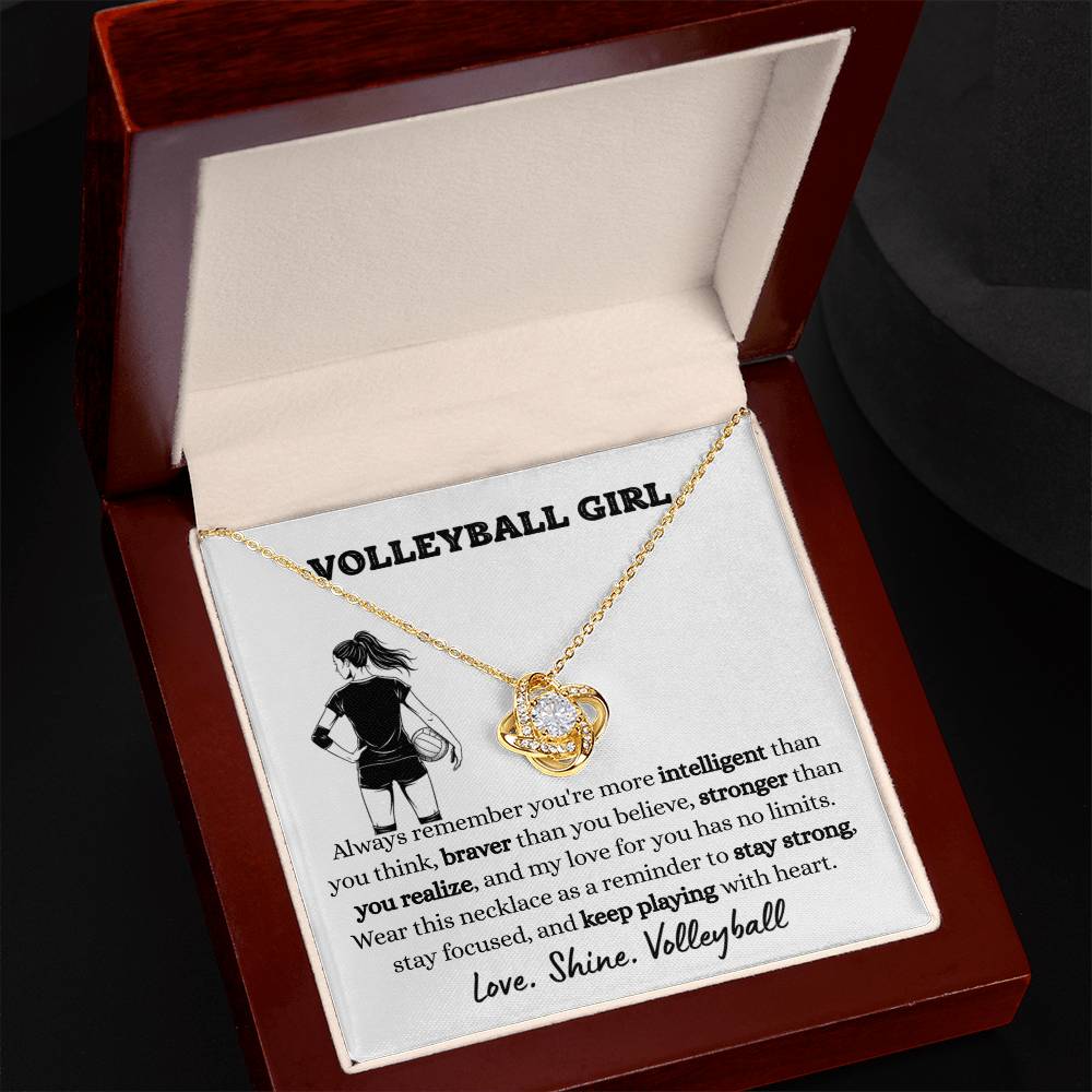 Volleyball Birthday Gift Necklace for Her Sports  Spirit Jewelry