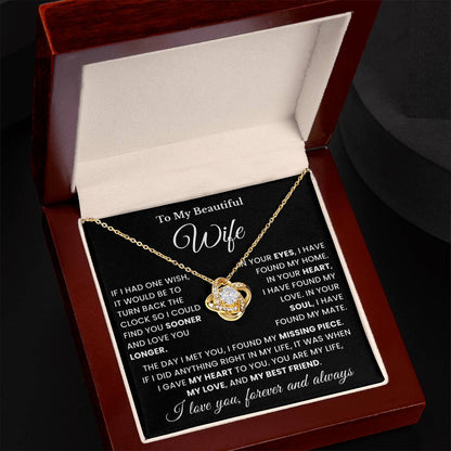 Wife Gifts for  Valentines Day Neckalce, When Your Wife Were This Necklace She Look's Beautiful