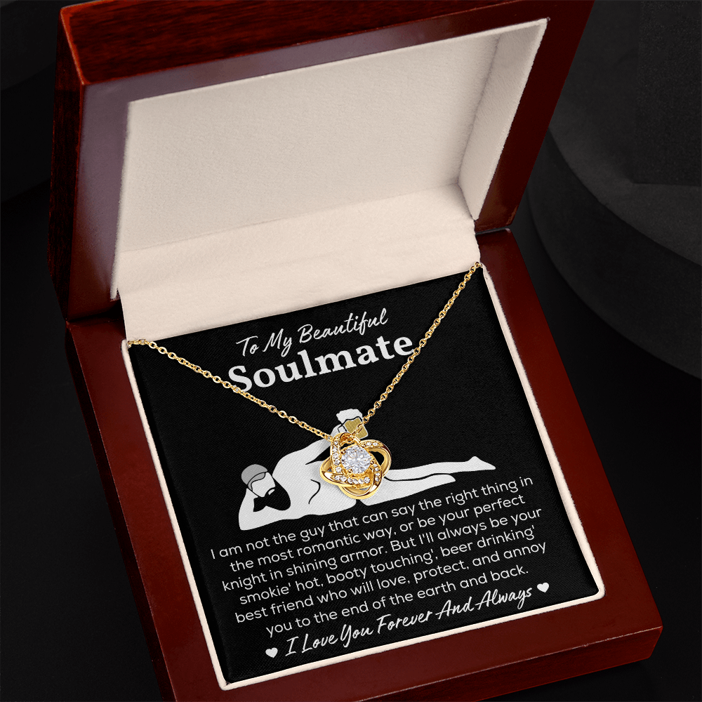 Soulmate Necklace For Her, When She Wears It, Your Soulmate Shines