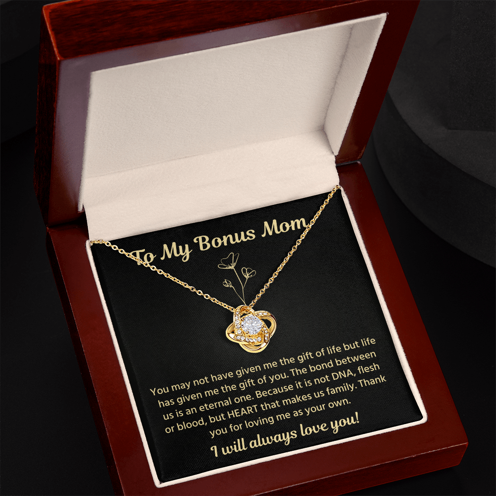 Stepmom Birthday Gifts, 14k White Gold Necklace