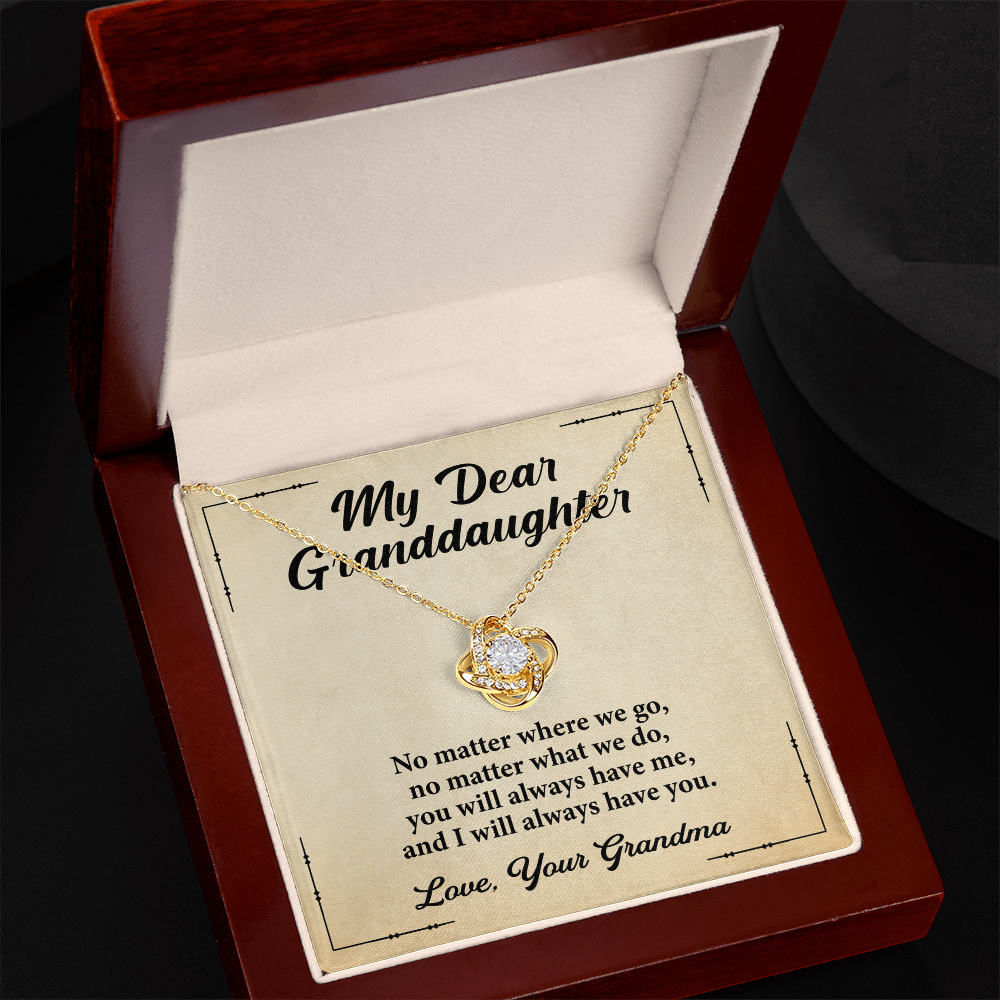 Special Gifts for Granddaughters, Granddaughter and Grandma Necklace, Birthday Gifts for Granddaughter, Granddaughter Necklace