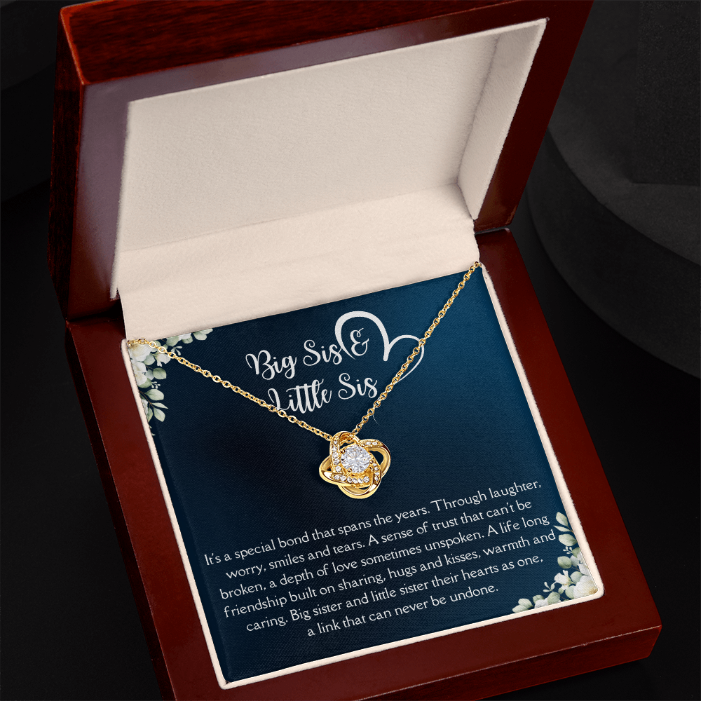 Sister Necklace Gifts From Brother, Birthday Gifts For Sister