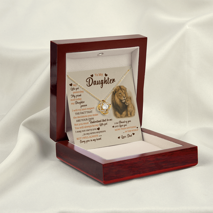 To My Daughter - You'll Always Be My Little Baby Girl Necklace