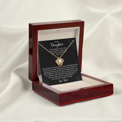 To My Daughter - You Are Braver Than You Believe Necklace