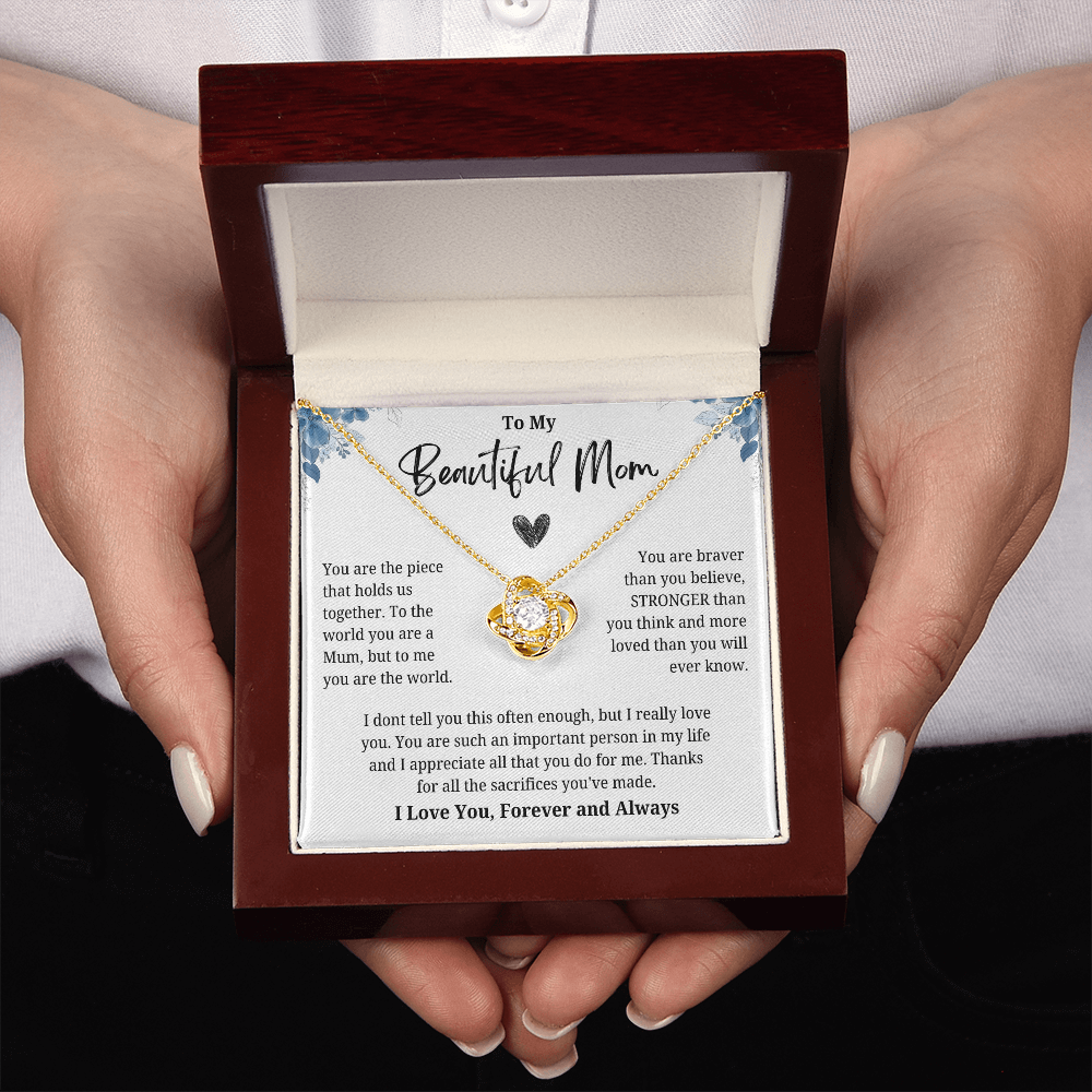 To My Beautiful Mom, Meaningful Mom Appreciation Keepsake