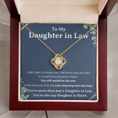 Daughter In Law Necklace, Valentines Day Gifts for Her