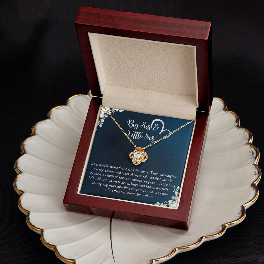 Sister Necklace Gifts From Brother, Birthday Gifts For Sister