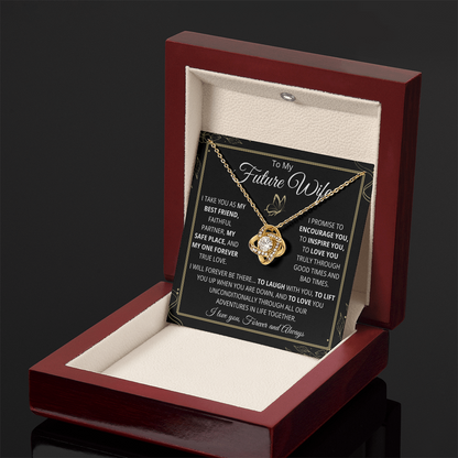 Future Wife Necklace, Love Knot Necklace