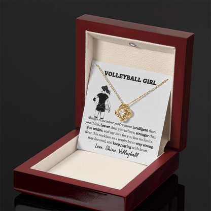 Volleyball Birthday Gift Necklace for Her Sports  Spirit Jewelry
