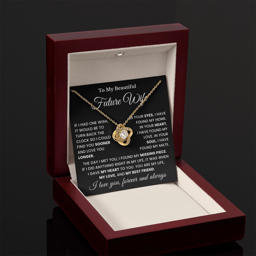 To My Future Wife Necklace, Valentines Day Gifts for Her